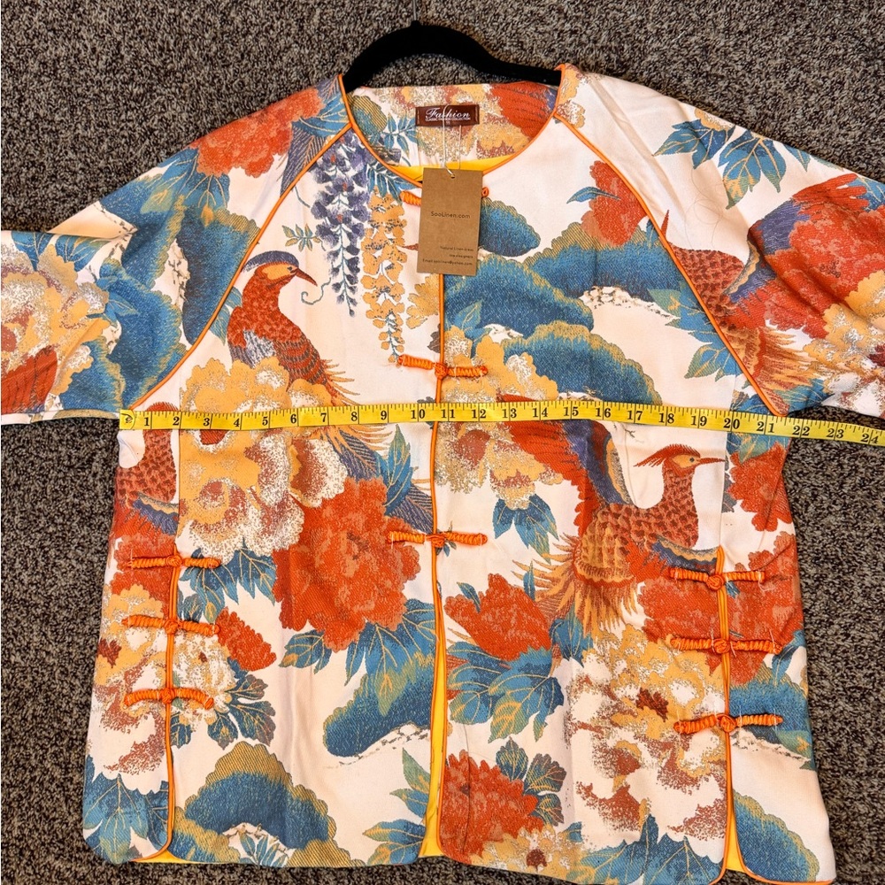 Fashion Classic Collection Tapestry Layering Kimono Asian Inspired NWT Size M/L - Picture 11 of 15